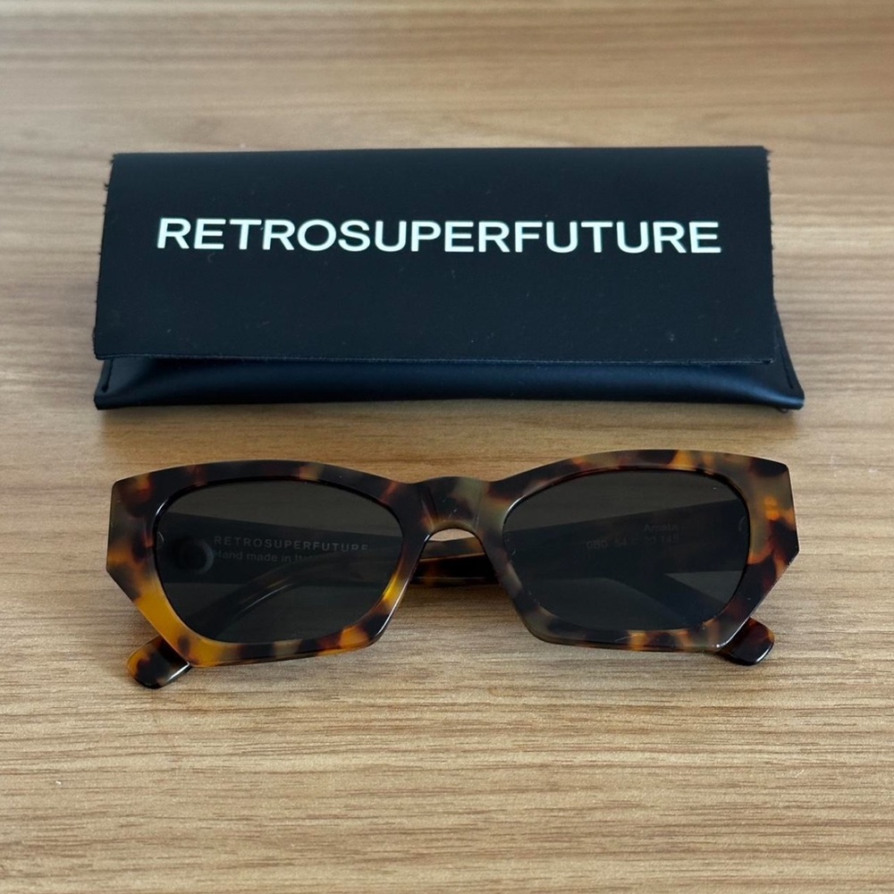Retrosuperfuture Amata tortoiseshell sunglasses - image 1